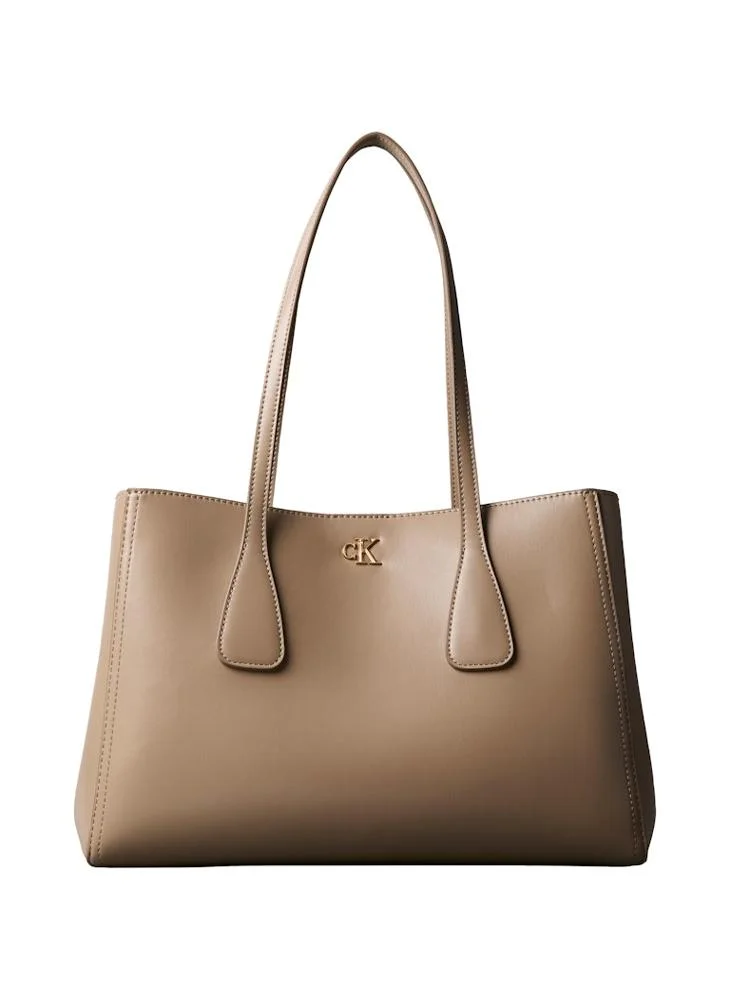 CALVIN KLEIN Monogram Medium Work Tote Bag